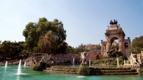 Waterpartijen in het Parc de la Ciutadella