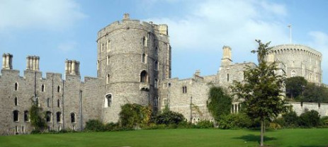 Buitenkant van Windsor Castle