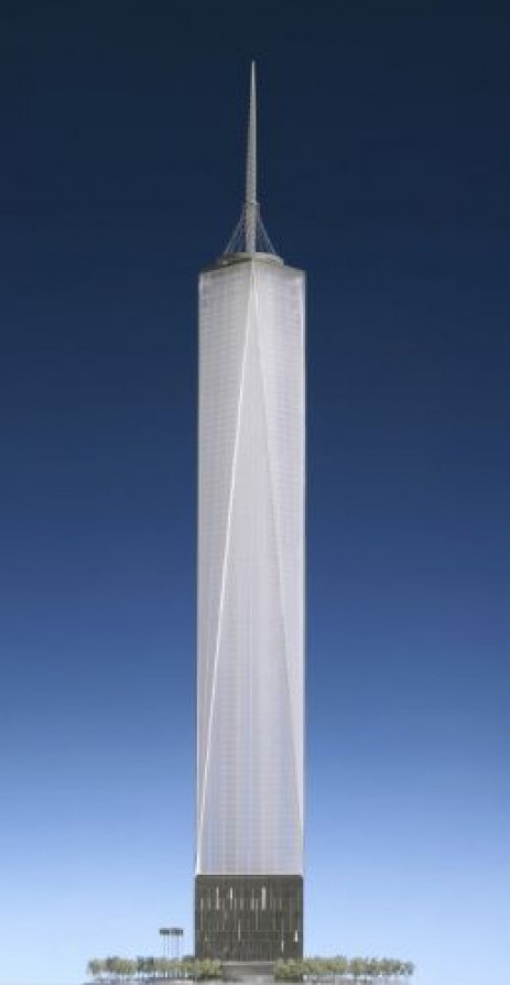 Maquette van de Freedom Tower