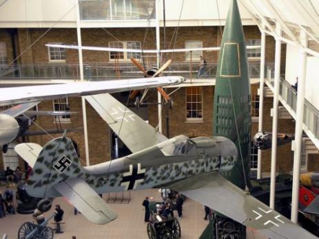 Vliegtuig in het Imperial War Museum