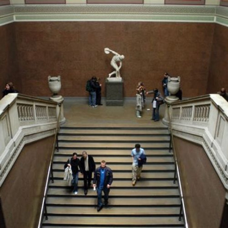 Trappen in het British Museum