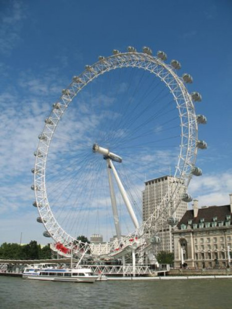 Totaalbeeld van the London Eye