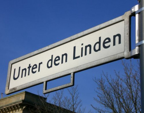 Naambord van Unter den Linden