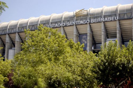 Beeld van het Estadio Santiago Bernabeu
