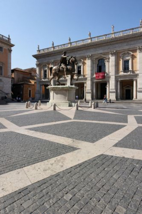 Zicht over het Piazza del Campidoglio