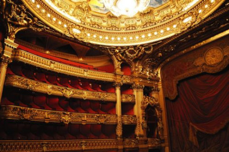 Binnen in de Opéra Garnier