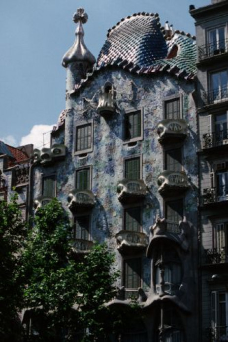 Voorgevel van het Casa Batlló