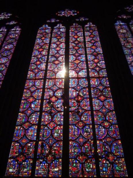 Raam van de Sainte-Chapelle
