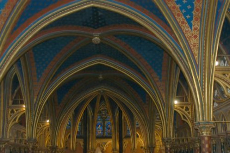 Interieur van de Sainte-Chapelle