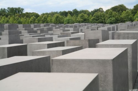 Zicht over het Holocaust-Mahnmal