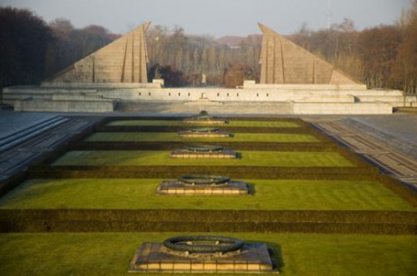 Zicht over het Treptower Park