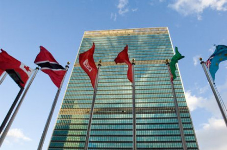 Vlaggen voor het United Nations Headquarters