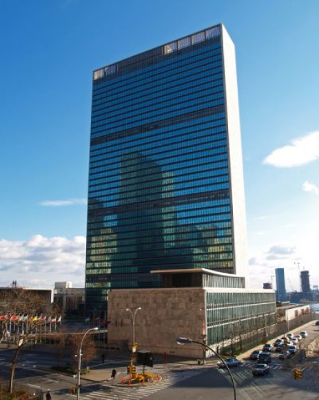 Totaalbeeld van het United Nations Headquarters