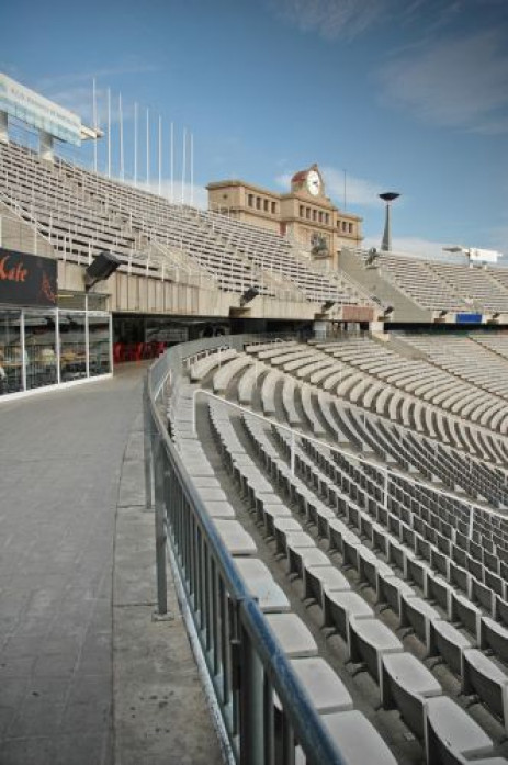 Tribunes van het Estadi Olímpic Lluís Companys