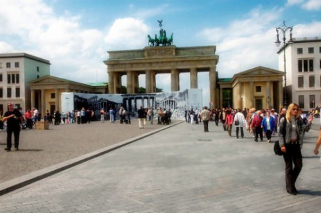 Zicht op de Brandenburger Tor