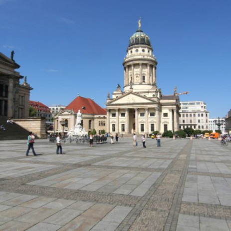 Beeld over de Gendarmenmarkt