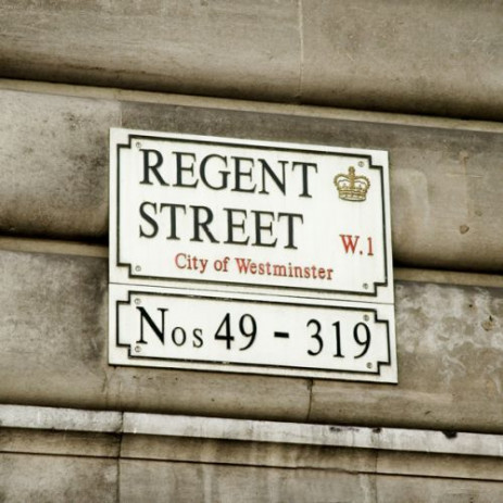Naambord van Regent Street