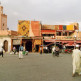 Het prachtige Jemaa-el-Fna plein