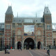 Vooraanzicht van het Rijksmuseum