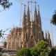 Vergezicht op de Sagrada Familia