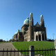 Zijaanzicht op de Basiliek van Koekelberg