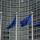 Europese vlaggen bij het Berlaymontgebouw