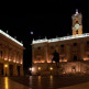 Nachtbeeld op het Piazza del Campidoglio
