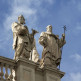 Beelden op de San Giovanni in Laterano-basiliek