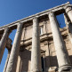 Zicht op de Tempel van Antoninus en Faustina