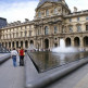 Fontein bij het Louvre
