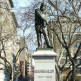 Standbeeld in het Washington Square Park