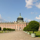 Voorkant van het Schloss Sanssouci
