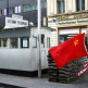 Sovjetvlag bij Checkpoint Charlie