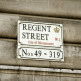Naambord van Regent Street